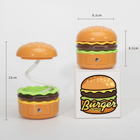 Toby's Hamburger taille-crayon étude lecture 3In1 lampe de bureau cadeau enfants mignon Led Rechargeable sans fil 3D nuit chambre lumières