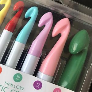 Enorme Haaknaalden Voor Grof Garen Ergonomische Haaknaalden Met Stompe Naalden Met Grote Ogen Gehaakte Accessies Voor Diy Ambachtelijke Tapijten - Product Image 3