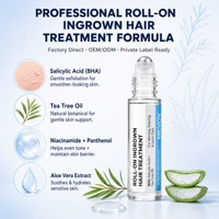 Traitement Roll-on OEM Contre les Poils Incarnés et les Boutons de Rasoir Après Rasage à l'Acide Salicylique BHA et à l'Huile d'Arbre à Thé Soins de la Peau