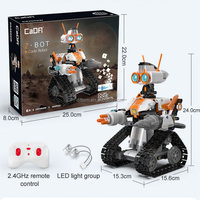 WiFi 2.4G DIY Rc Walking Robotic Bricks Toys avec Drag & Drop Cada C83002W Z.BOT Robot Blocks
