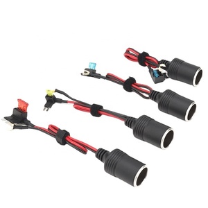 Chất lượng cao SPT-2 18AWG cổng xe Adapter 12V ổ cắm USB sạc điện Thuốc lá nhẹ hơn mở rộng làm bằng nhựa bền - Product Image 1