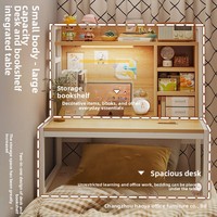 Bureau d'ordinateur pliable léger pour lit, table d'étude pour dortoir étudiant, bureau mobile avec rangement pour chambre à coucher