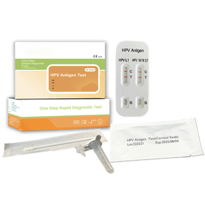 Teste de Antígeno <span class=keywords><strong>HPV</strong></span> com Swab Cervical CE Resultado Rápido em 15 Minutos - Product Image 1