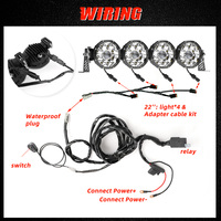 Super lumineux haute puissance Pro6 Barra De Luz Led hors route 32 pouces modulaire barre lumineuse pour camion UTV RZR