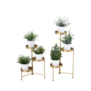현대 미니멀리스트 철 꽃 스탠드 거실 침실 발코니 실내 녹색 식물 냄비 스탠드 꽃 디스플레이 선반