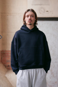 Толстый хлопковый свитер-кроп унисекс 900 GSM, однотонный, высокого качества, оверсайз, трендовый, оптом для премиум-класса, тяжелый вес - Product Image 2