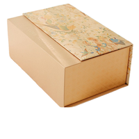 Boîte cadeau portable de luxe personnalisée RTS, fermeture magnétique, boîte en papier jaune pour mariage, impression offset, votre propre logo pour bonbons, chocolat