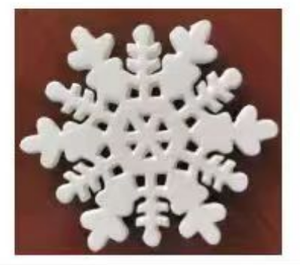 Coussinets d'isolation thermique antidérapants en fonte Tapis polyvalent en flocons blancs ronds Supports <span class=keywords><strong>de</strong></span> casseroles Sous-verres en fonte résistants à la chaleur <span class=keywords><strong>Dessous</strong></span> <span class=keywords><strong>de</strong></span> <span class=keywords><strong>plat</strong></span> - Product Image 1