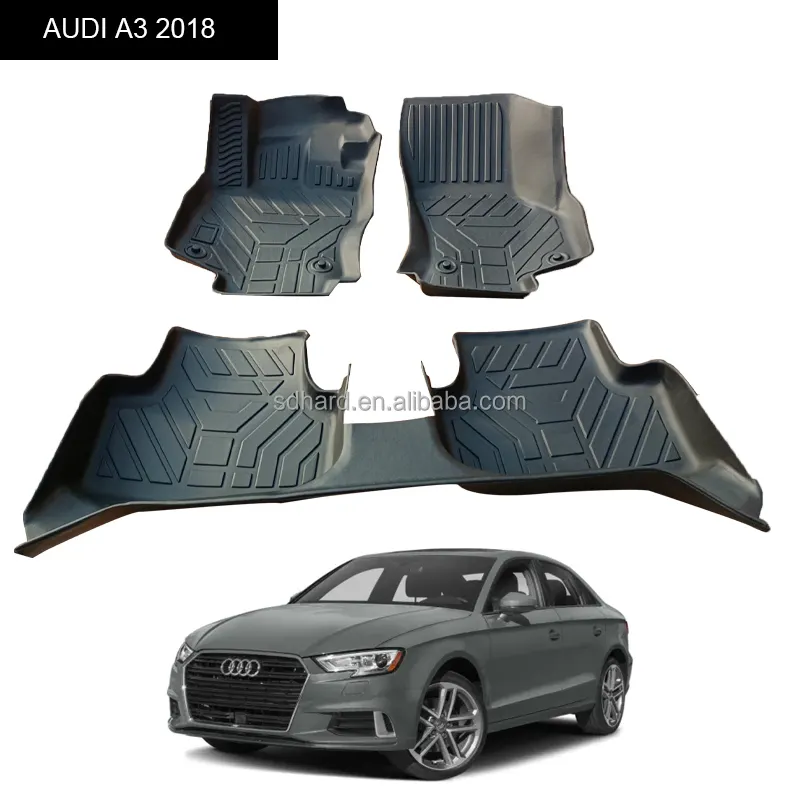 Các thiết kế mới nhất cách âm tùy chỉnh TPE thảm sàn cho xe ô tô cho Audi A3 2018