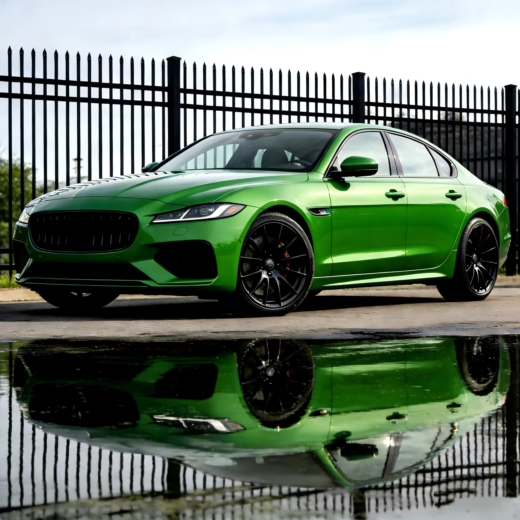 สีเขียว