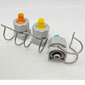 Nouvelle buse de pulvérisation Leader en acier inoxydable à clipser, réglable, à jet sphérique, à cône plein, à jet éventail plat, simple ou double, pour pulvérisation - Product Image 4
