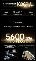 Projecteur laser triple 4K JMGO N5S Ultra Max 5600 Lumens Dolby Vision Android 14 WiFi 7 3D Proyector Home Theater N5s Projecteur