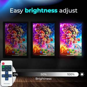 Cadre de boîte lumineuse LED ultra-mince en aluminium pour affiches murales intérieures, affichage publicitaire LED pour magasins de détail et cinémas - Product Image 2