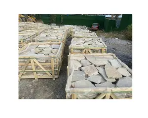 P14随机石材疯狂铺路砖天然松散石材贴面板岩用于方形花园和公园铺路的墙壁和地板