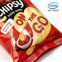 Sacs à fermeture centrale anti-humidité personnalisables de qualité alimentaire pour popcorn, chips, aliments pour bébés, aliments pour animaux de compagnie, gelée