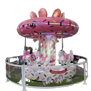 Top quality entertainment 8seats rides kids small carousel ride for kids