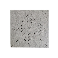 Panneaux décoratifs modernes en feutre PET, dalles en polyester PET pour cinéma, bureau, maison, panneaux muraux autocollants