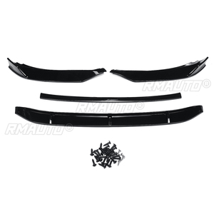 4 Piezas de Alerón Delantero para Coche, Aspecto de Fibra de Carbono/Negro, Protector de Parachoques Delantero para VW Passat Variant B8 2017-2018 - Product Image 3