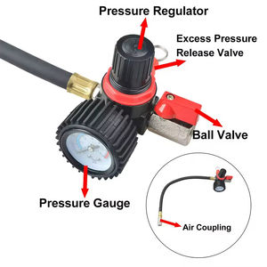 Kit de test de fuites pour système turbo Podofo, testeur de fuites de turbocompresseur 35-90mm, outil pour garage automobile, fabricant OEM - Product Image 2