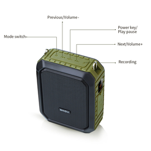 Amplificateur vocal portable sans fil M800 Shidu Original étanche avec contrôle vocal et haut-parleurs intégrés - Product Image 3