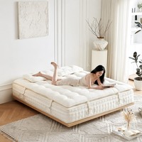 Matelas à ressorts en crin de cheval artisanal, style hôtelier, ultra-doux, 18 mètres, épaisseur 230 mm, tissu tricoté antibactérien