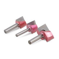 TideWay Fraise de gravure pour surfaces planes 6mm 8mm en carbure monobloc pour routeur CNC, outils de travail du bois, fraise à bois, ODM/OEM