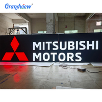 Enseigne de magasin automobile, enseigne extérieure pour entreprise, enseigne LED personnalisée, enseigne lumineuse LED