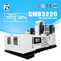 Machine de fraisage CNC à portique robuste GMB3220 avec table 3000x1800mm et broche BT50