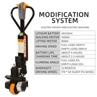Système de conversion et de modernisation tout-en-un pour transpalette électrique avec poignée de commande intégrée