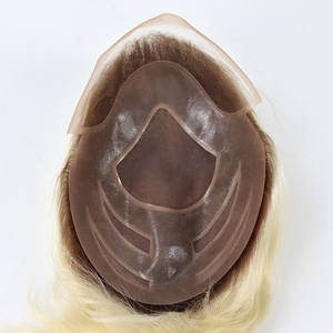 Prothèse capillaire personnalisée <span class=keywords><strong>pour</strong></span> <span class=keywords><strong>homme</strong></span>, contour frontal AA, base en PU durable et en dentelle mono respirante, système capillaire en cheveux humains <span class=keywords><strong>pour</strong></span> <span class=keywords><strong>homme</strong></span> - Product Image 4