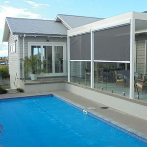 <span class=keywords><strong>Rideau</strong></span> d'extérieur imperméable motorisé Pergola d'extérieur stores d'extérieur ignifuges <span class=keywords><strong>électrique</strong></span>s Ziptrack occultants stores d'extérieur motorisés - Product Image 4