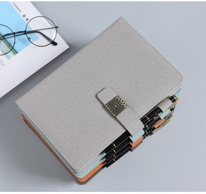 Cahier A5 à couverture rigide avec logo personnalisé 100 feuilles Vente en gros de carnet A5 en cuir PU - Product Image 3