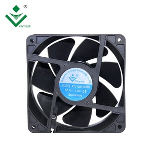 Bán hàng nóng 12038 12cm 12V 24V 48V DC Quạt làm mát tốc độ cao 6200rpm 2 Dây <span class=keywords><strong>3</strong></span> dây 4 dây Quạt hướng trục 120x120x38mm - Product Image 5