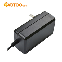 Alimentation électrique AC/DC 12V 3A, entrée 100-240V, convertisseur DC, prises EU/US 5.5x2.1/5.5x2.5mm, matériau ignifuge, à brancher