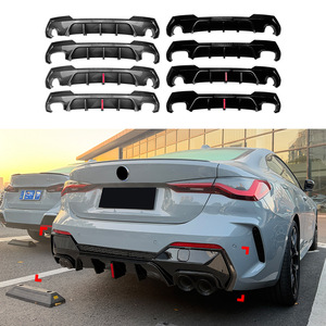 Amp Z Rear Lip Spoiler For Bmw 4 Series G22 G23 Coupe M Sport 2020+ Matte Finish Tuning Body Kit - Product Image 1