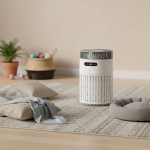 เครื่องฟอกอากาศสำหรับสัตว์เลี้ยงอัจฉริยะ พร้อมแผ่นกรอง H13 HEPA วัสดุ ABS คุณภาพสูง กำจัดกลิ่นขนสัตว์ แมว สุนัข ทำความสะอาดบ้าน ลดเสียงรบกวน ควบคุมผ่านแอปพลิเคชัน - Product Image 1