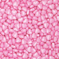 Bäckerei Dekoration Zutaten Doppel herz Zucker Streuen Rosa Lila Blau Herz Perlen für Hochzeit Valentinstag Kuchen