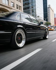 NOUVELLES JANTES LONG <span class=keywords><strong>CHAMP</strong></span> JDM en alliage d'aluminium forgé 40 mm ET 100 mm PCD Multi-branches Finition noire - Product Image 5