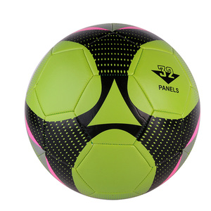 Bulk Wholesale Custom Logo Soccer Ball Size 5 Machine Stitched Green <b>Matte</b> PVC Football for Recreation Made in Vietnam Price - Product Image 1