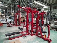 Machine de musculation multi-stations commerciale, multi-gym, cinq postes, personnalisation jungle, équipement complet de salle de sport
