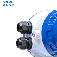 Débitmètre électromagnétique à impulsions liquides 4-20 mA 50 Hz 1 pouce LCD DN25 Débitmètre d'eau Débitmètre magnétique en acier inoxydable