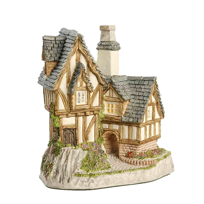 コレクションギフトのための中世のヨーロッパのミニチュア建築家モデル