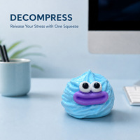 Nouvelle Boîte Mystère de Jouets à Presser en Blocs de Construction, Texture Croustillante et Moelleuse, avec Expressions Amusantes, Anti-stress, Vente en Gros pour Cadeaux de Fête