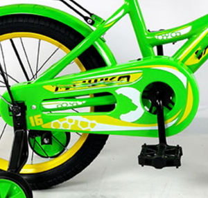 16 אינץ' BMX אופני ילדים מסגרת פלדה מהירות אחת זול סִגְנוֹן צמיג אוויר צבע להתאמה אישית לילדים לשני המינים 5-7 שנים אימון - Product Image 3