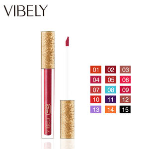 Brillo Labial Perlado, Impermeable, de Larga Duración, Antiadherente, Brillo Labial Líquido Hidratante para Maquillaje Importado al por Mayor - Product Image 5