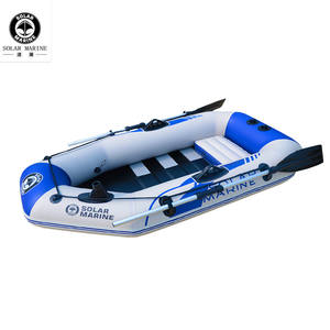 قارب صيد لشخص واحد بطول 1.75 متر (5.7 قدم) قابل للنفخ من مادة PVC مع لحام كامل بدون غراء مقاوم للأشعة فوق البنفسجية والماء المالح - Product Image 4