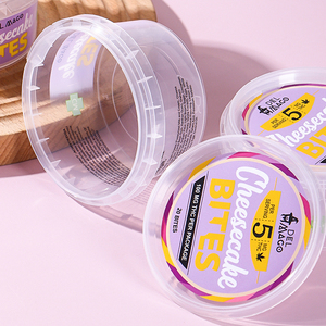 Taza de plástico PP personalizada de 200ml, 250ml, 8oz, Calidad Alimentaria, yogur, queso, mantequilla, contenedor, tapa a prueba de manipulaciones, impresión personalizada - Product Image 3