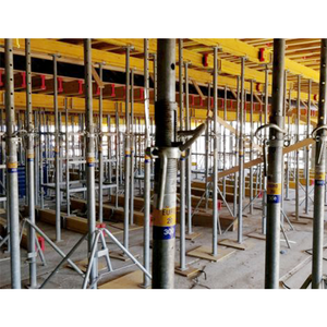 Puntal telescópico ajustable de acero con gato de apuntalamiento para materiales de construcción y sistema de soporte de losas - Product Image 6