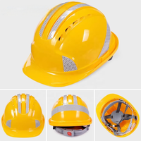 Casque de sécurité en ABS fluorescent réfléchissant, durable, résistant aux chocs, ventilé, multicolore, garantie 1 an