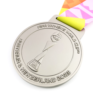Medallas de fútbol a precio de proveedor Color dorado y plateado y Color bronce con cinta Premio de bota dorada - Product Image 3